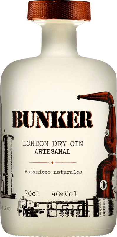 29,95 € | ジン Bunker London Dry Gin スペイン 70 cl