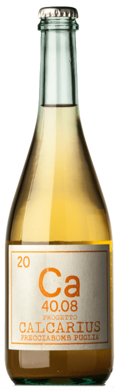 Envio grátis | Espumante branco Calcarius Frizzante Frecciabomb I.G.T. Puglia Puglia Itália Bombino Bianco 75 cl