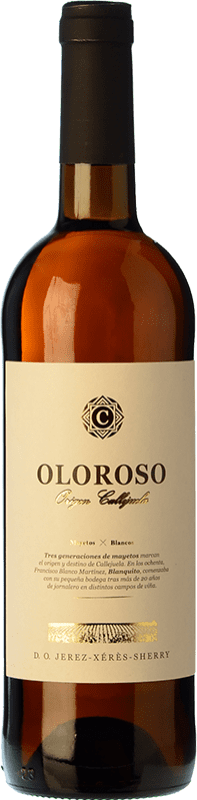 免费送货 | 强化酒 Callejuela Oloroso Origen D.O. Manzanilla-Sanlúcar de Barrameda 桑卢卡尔德巴拉梅达 西班牙 Palomino Fino 75 cl