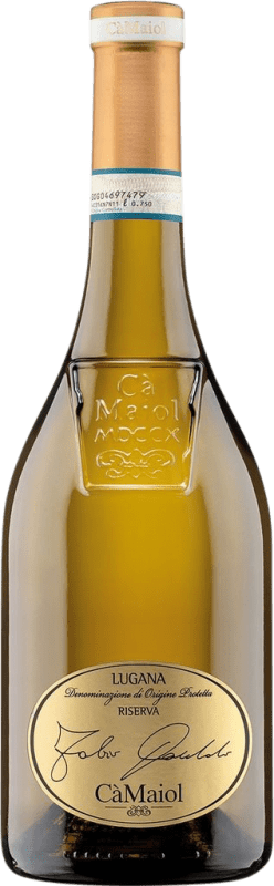 Envío gratis | Vino blanco Cà Maiol Fabio Contato Reserva D.O.C. Lugana Lombardia Italia Trebbiano di Lugana 75 cl