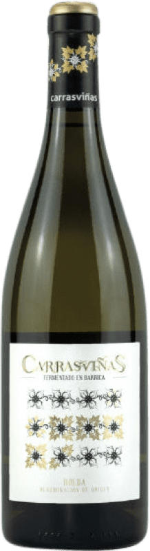 Envio grátis | Vinho branco Félix Lorenzo Cachazo Carrasviñas Fermentado en Barrica D.O. Rueda Castela e Leão Espanha Verdejo 75 cl