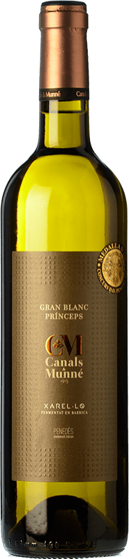 Envoi gratuit | Vin blanc Canals & Munné Gran Blanc Princeps Crianza D.O. Penedès Catalogne Espagne Xarel·lo 75 cl