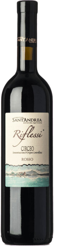 Бесплатная доставка | Красное вино Sant'Andrea Rosso Riflessi D.O.C. Circeo Лацио Италия Merlot 75 cl