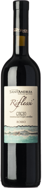 Free Shipping | Red wine Sant'Andrea Rosso Riflessi D.O.C. Circeo Lazio Italy Merlot 75 cl