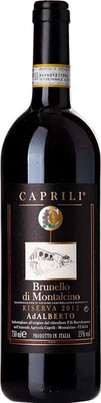 免费送货 | 红酒 Caprili AdAlberto 预订 D.O.C.G. Brunello di Montalcino 托斯卡纳 意大利 Sangiovese 75 cl