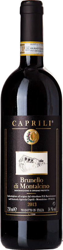 Free Shipping | Red wine Caprili D.O.C.G. Brunello di Montalcino Tuscany Italy Sangiovese 75 cl