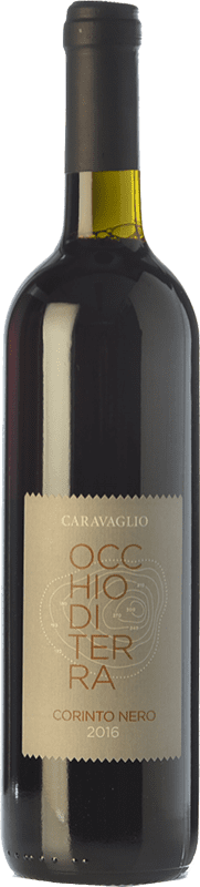 Free Shipping | Red wine Caravaglio Occhio di Terra I.G.T. Salina Sicily Italy Corinto 75 cl