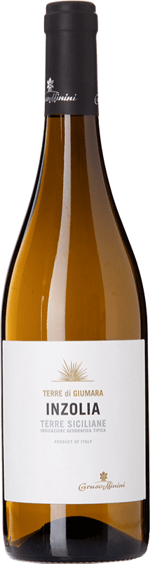 Free Shipping | White wine Caruso e Minini Inzolia Terre di Giumara I.G.T. Terre Siciliane Sicily Italy Insolia 75 cl