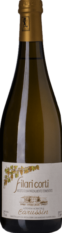 Free Shipping | Sweet wine Carussin Filari Corti D.O.C.G. Moscato d'Asti Piemonte Italy Muscat White 75 cl