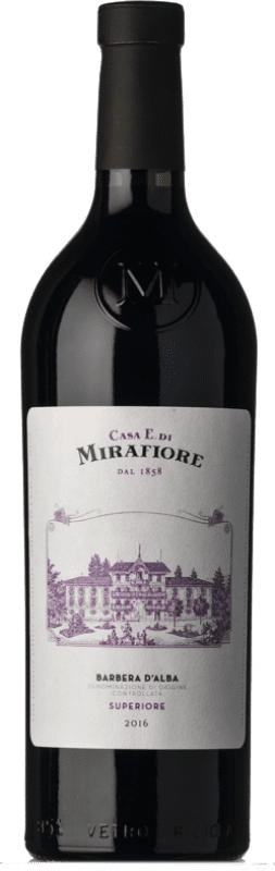 22,95 € | Красное вино Casa di Mirafiore Superiore D.O.C. Barbera d'Alba Пьемонте Италия Barbera 75 cl