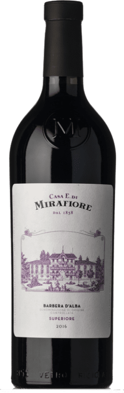 22,95 € Spedizione Gratuita | Vino rosso Casa di Mirafiore Superiore D.O.C. Barbera d'Alba