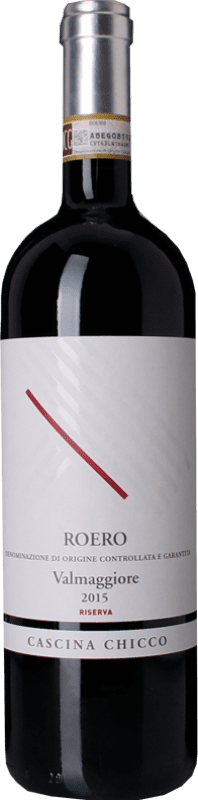 23,95 € | Vino tinto Cascina Chicco Valmaggiore Reserva D.O.C.G. Roero Piemonte Italia Nebbiolo 75 cl