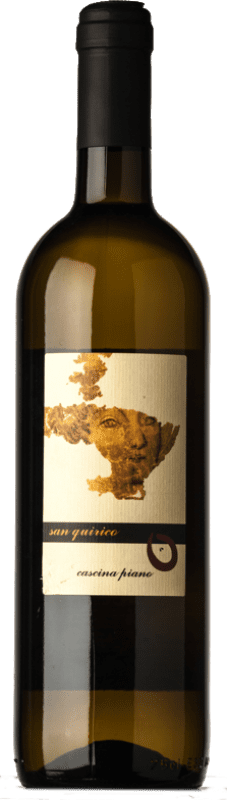 Бесплатная доставка | Белое вино Piano San Quirico I.G.T. Ronchi Varesini Ломбардии Италия Trebbiano, Chardonnay 75 cl