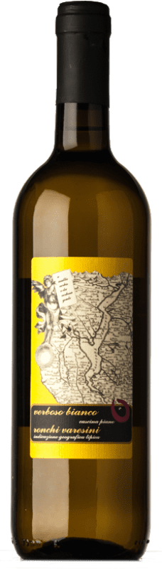 Envoi gratuit | Vin blanc Piano Bianco Verboso I.G.T. Ronchi Varesini Lombardia Italie Chardonnay 75 cl