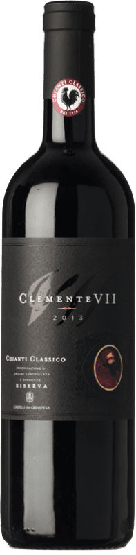 Envoi gratuit | Vin rouge Castelli del Grevepesa Clemente VII Réserve D.O.C.G. Chianti Classico Toscane Italie Sangiovese 75 cl