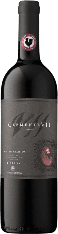 33,95 € Envio grátis | Vinho Tinto Castelli del Grevepesa Clemente VII Clássico Reserva D.O.C.G. Chianti