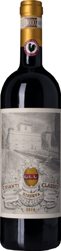 Free Shipping | Red wine Castello della Paneretta Reserve D.O.C.G. Chianti Classico Tuscany Italy Sangiovese, Canaiolo 75 cl