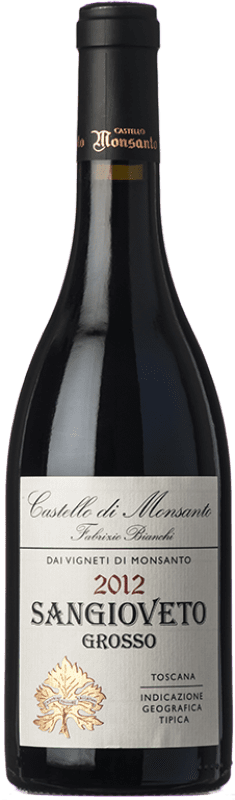 Free Shipping | Red wine Castello di Monsanto Sangioveto F. Bianchi I.G.T. Toscana Tuscany Italy Sangiovese 75 cl