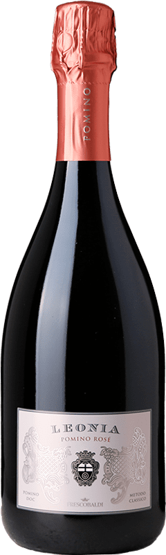 34,95 € | Rosé sparkling Marchesi de' Frescobaldi Castello Leonia Rosé Brut D.O.C. Pomino Tuscany Italy Pinot Black Bottle 75 cl