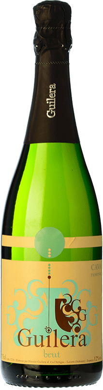 8,95 € Envio grátis | Espumante Branco Guilera Brut Nature — Bruto Natural Reserva D.O. Cava