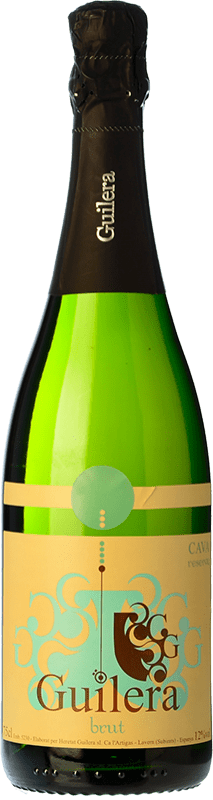 送料無料 | 白スパークリングワイン Guilera ブルットの自然 予約 D.O. Cava スペイン Macabeo, Xarel·lo, Parellada 75 cl