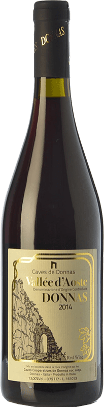 Free Shipping | Red wine Caves de Donnas D.O.C. Valle d'Aosta Valle d'Aosta Italy Nebbiolo 75 cl