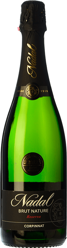 32,95 € Envio grátis | Espumante branco Nadal Brut Nature Reserva D.O. Cava