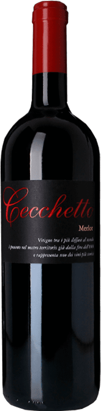 Free Shipping | Red wine Cecchetto I.G.T. Delle Venezie Friuli-Venezia Giulia Italy Merlot 75 cl