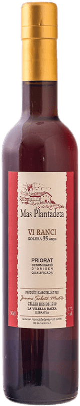 57,95 € Free Shipping | Fortified wine Sabaté Mas Plantadeta Ranci Solera D.O.Ca. Priorat Medium Bottle 50 cl