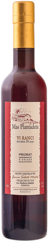 57,95 € Бесплатная доставка | Крепленое вино Sabaté Mas Plantadeta Ranci Solera D.O.Ca. Priorat бутылка Medium 50 cl