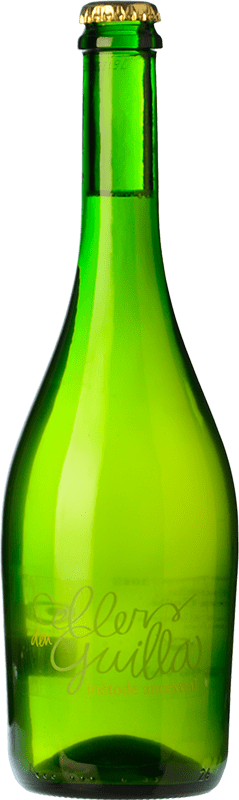 17,95 € Free Shipping | White sparkling Guilla Ancestral Muscat Brut D.O. Empordà Catalonia Spain Muscat Bottle 75 cl