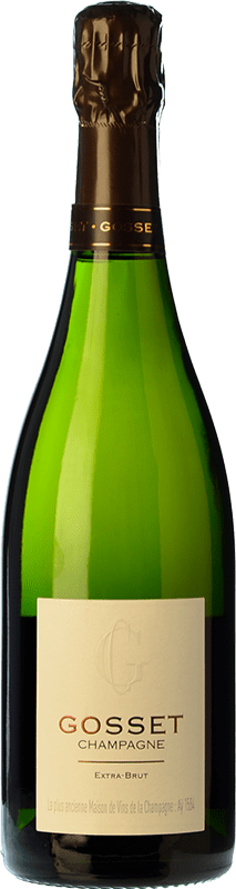 49,95 € | Weißer Sekt Gosset Extra Brut A.O.C. Champagne Champagner Frankreich Spätburgunder, Chardonnay, Pinot Meunier 75 cl