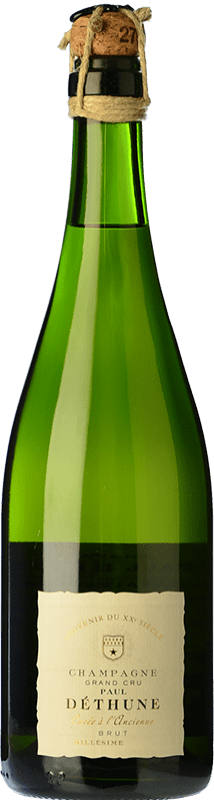 Envio grátis | Espumante branco Paul Déthune Cuvée L'Ancienne Grand Cru Brut A.O.C. Champagne Champagne França Pinot Preto, Chardonnay 75 cl