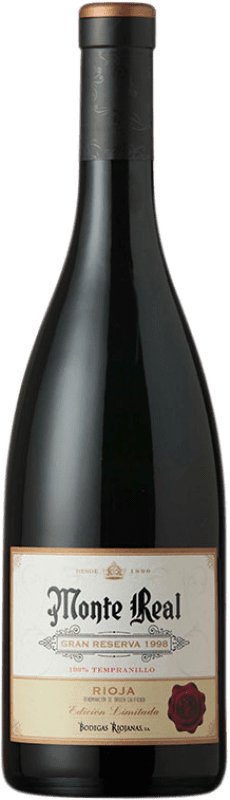 59,95 € 免费送货 | 红酒 Bodegas Riojanas Monte Real Edición Limitada 大储备 D.O.Ca. Rioja