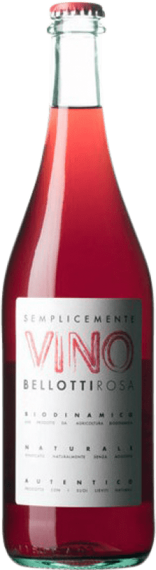 16,95 € | 玫瑰酒 Cascina degli Ulivi Bellotti Semplicemente Vino Rosa I.G. Vino da Tavola 皮埃蒙特 意大利 Merlot 75 cl