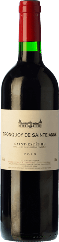 免费送货 | 红酒 Château Tronquoy-Lalande Sainte-Anne 岁 A.O.C. Saint-Estèphe 波尔多 法国 Merlot, Cabernet Sauvignon 75 cl