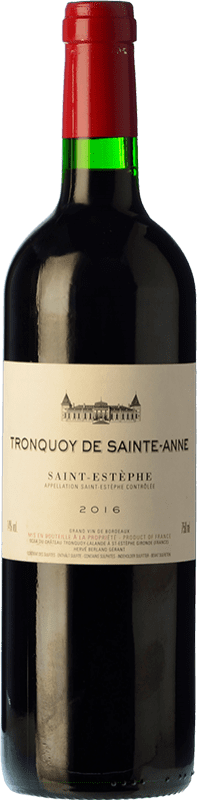 33,95 € | Vin rouge Château Tronquoy-Lalande Sainte-Anne Crianza A.O.C. Saint-Estèphe Bordeaux France Merlot, Cabernet Sauvignon 75 cl