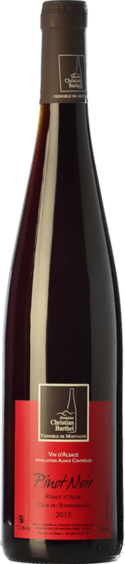 Free Shipping | Red wine Christian Barthel Clos du Sonnenbach Young A.O.C. Alsace Alsace France Pinot Black 75 cl