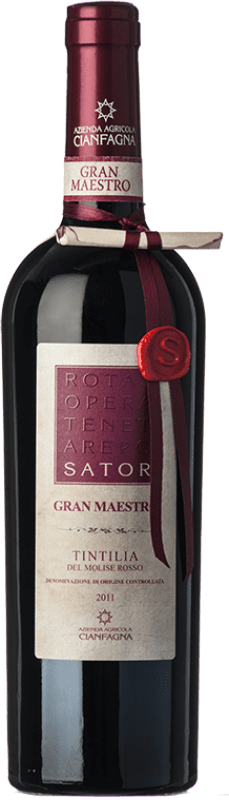 Free Shipping | Red wine Cianfagna Sator Gran Maestro D.O.C. Molise Molise Italy Tintilla 75 cl