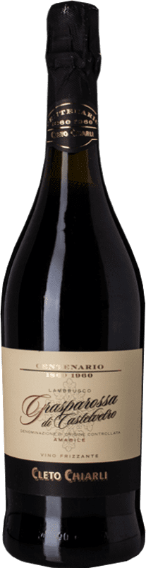 送料無料 | 赤ワイン Cleto Chiarli Amabile Centenario D.O.C. Lambrusco Grasparossa di Castelvetro エミリア=ロマーニャ イタリア Lambrusco Grasparossa 75 cl