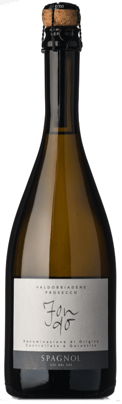 14,95 € | Blanc mousseux Col del Sas Frizzante Fondo D.O.C.G. Prosecco di Conegliano-Valdobbiadene Vénétie Italie Glera 75 cl