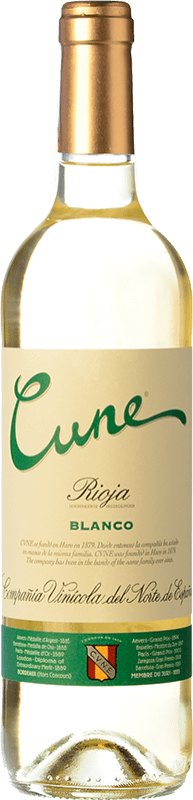 Free Shipping | White wine Norte de España - CVNE Cune Blanco D.O.Ca. Rioja The Rioja Spain Viura 75 cl