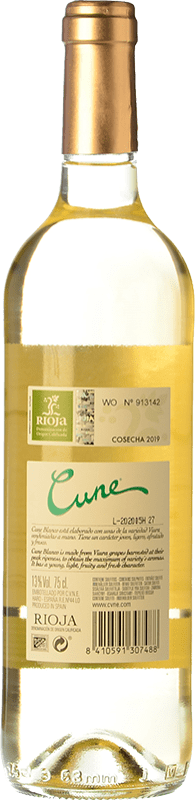 5,95 € | White wine Norte de España - CVNE Cune Blanco D.O.Ca. Rioja The Rioja Spain Viura Bottle 75 cl