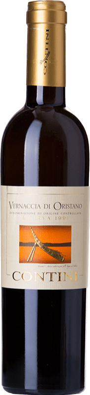 Free Shipping | White wine Contini Reserve D.O.C. Vernaccia di Oristano Sardegna Italy Vernaccia Half Bottle 37 cl