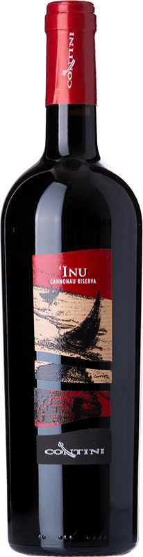 Free Shipping | Red wine Contini Inu Reserve D.O.C. Cannonau di Sardegna Sardegna Italy Cannonau 75 cl
