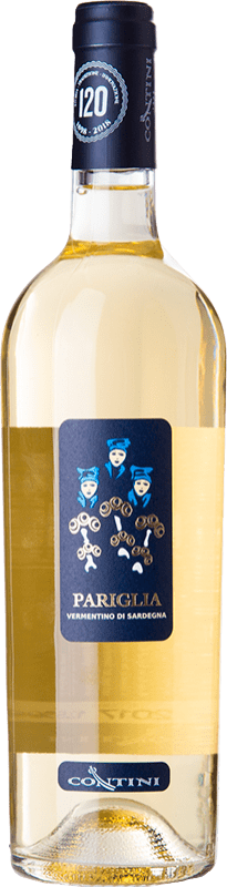 Free Shipping | White wine Contini Pariglia D.O.C. Vermentino di Sardegna Sardegna Italy Vermentino 75 cl