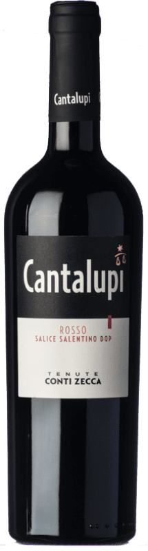 Spedizione Gratuita | Vino rosso Conti Zecca Cantalupi D.O.C. Salice Salentino Puglia Italia Negroamaro 75 cl