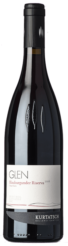 23,95 € | Red wine Cortaccia Riserva Glen Reserva D.O.C. Alto Adige Trentino-Alto Adige Italy Pinot Black Bottle 75 cl