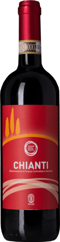 Бесплатная доставка | Красное вино Maria Masini D.O.C.G. Chianti Тоскана Италия Malvasía, Sangiovese, Canaiolo 75 cl