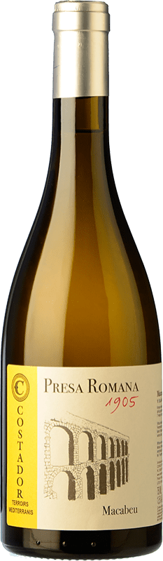 Envio grátis | Vinho branco Costador Presa Romana Crianza D.O. Conca de Barberà Catalunha Espanha Macabeo 75 cl